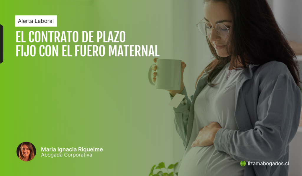 El contrato de plazo fijo con el fuero maternal
