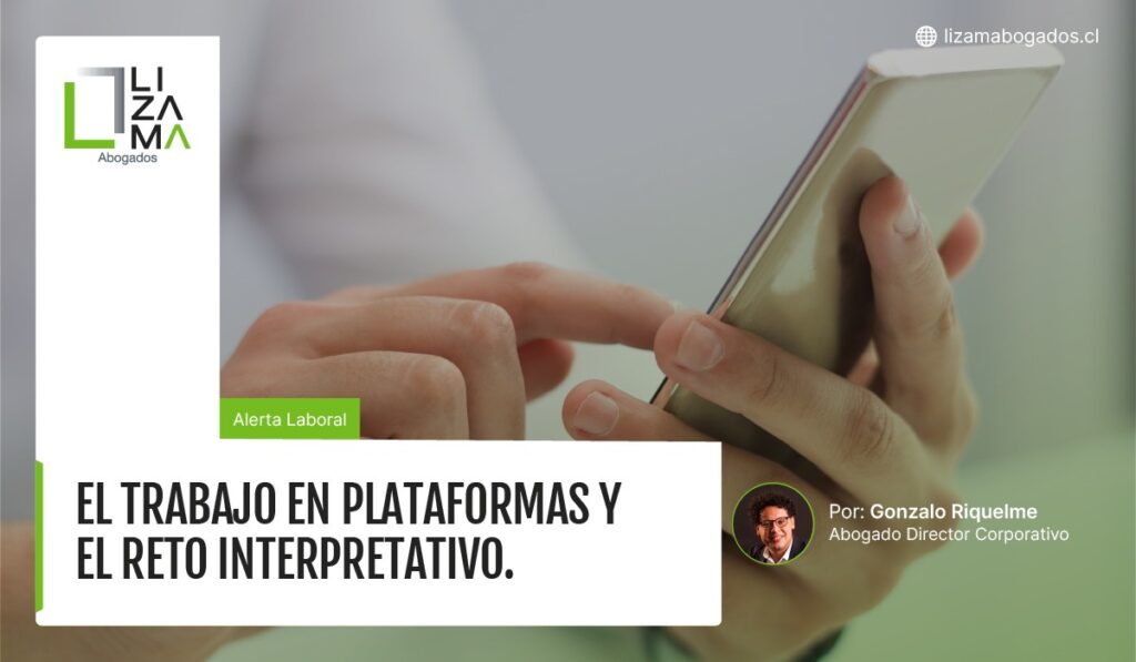 El trabajo en plataformas y el reto interpretativo.