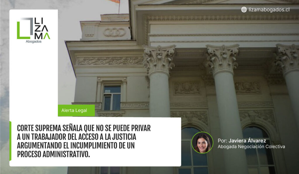 no se puede privar a un trabajador del acceso a la justicia