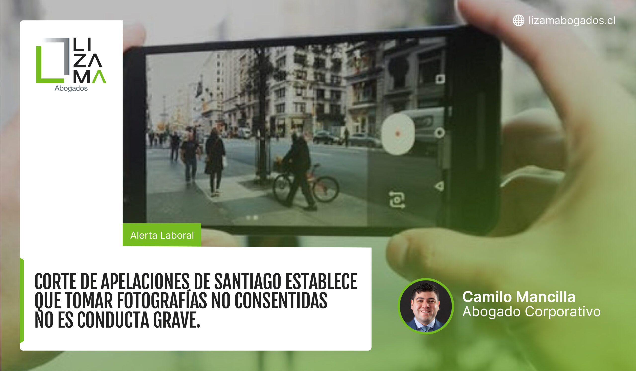 Corte de Apelaciones de Santiago establece que tomar fotografías no consentidas no es conducta grave