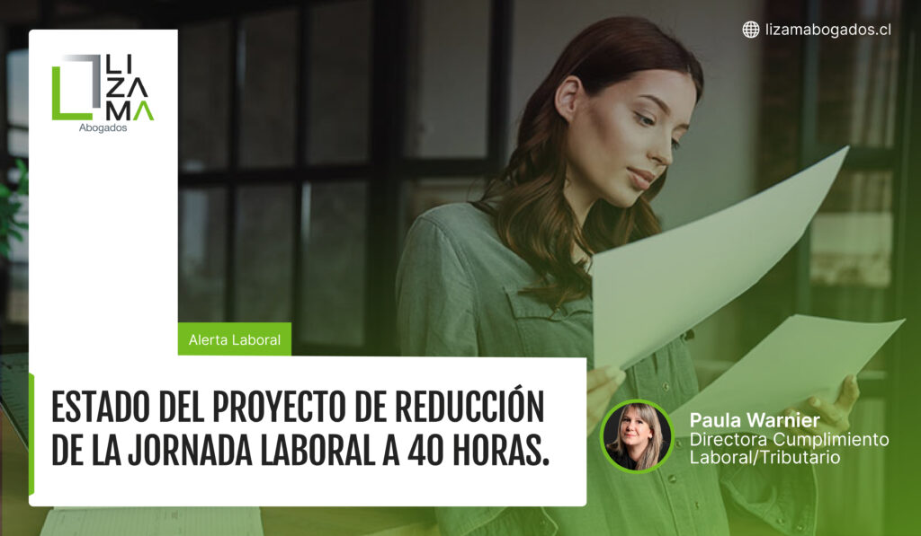 estado del proyecto de reducción de la jornada laboral a 40 horas.