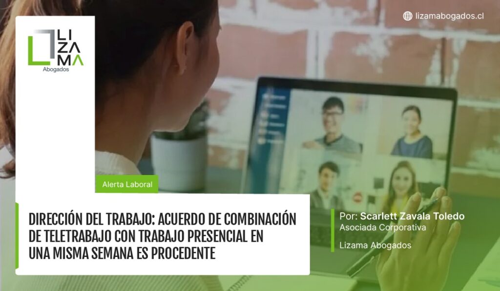 combinación de teletrabajo con trabajo presencial
