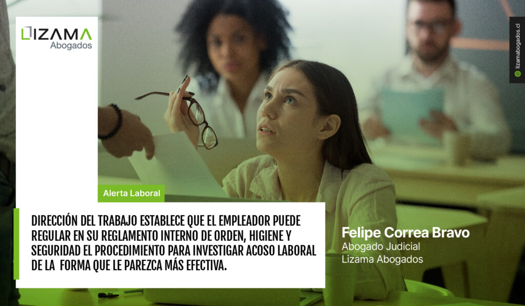 procedimiento para investigar acoso laboral