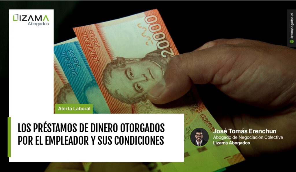 préstamos de dinero otorgados por el empleador y sus condiciones